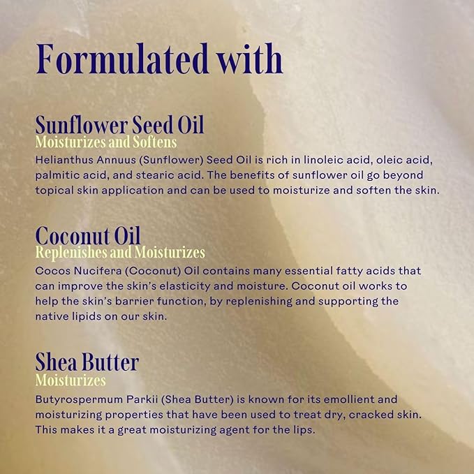 Three Ships Lip Treatment Kit - Buttercream Hydrating Lip Mask and Vanilla Lip Exfoliator – Soothing Natural Lip Care for Dry, Damaged Lips – As Seen on Dragons’ Den, 2 x 15g