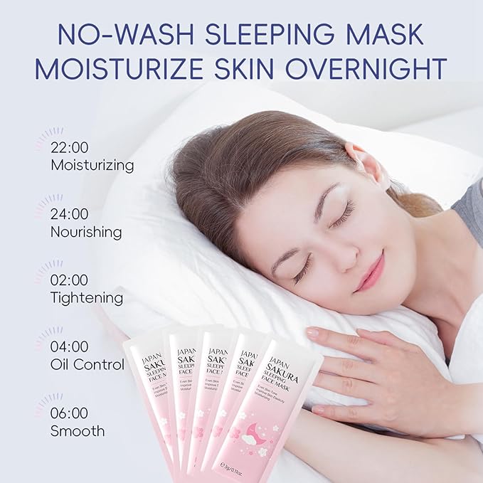 Skin Care Set with Cute Mini Luggage,Sakura Skin Care Sets & Kits,Pamper Sets For Teenagers Girls Gifts,Skin Care Set For Teenagers Girls 10-12 (One Size, Cherry Blossom-StyleC-Advanced Moisturizing)