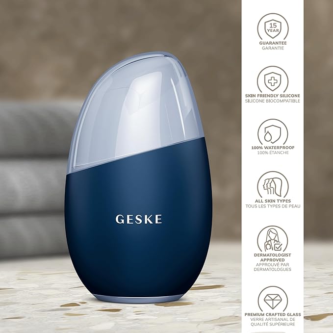 SmartAppGuided™ Cool & Warm Eye & Face Massager | 7 in 1 | Multi Massager | Face & Neck | Battery-free Cooling & Warming | Firms, Relaxes & De-Puffs Skin | Eye-Nose Area Targeted Design