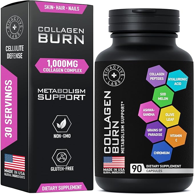 Thermogenic Multi Collagen Burn and Essential Amino Acids Complex - Fitness and Weight Loss Bundle