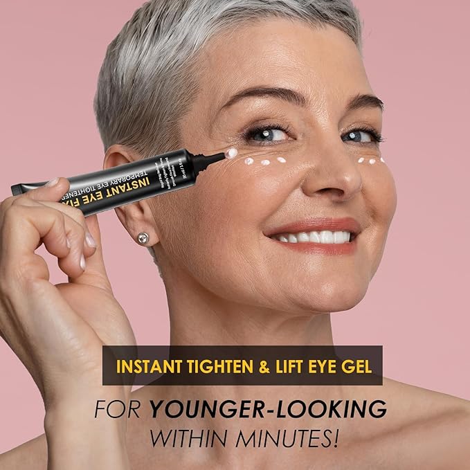 Instant Temporary Eye Tightener: Eye Tightener cream Reduces Under Eye Bags, Dark Circles & Puffiness, Anti Aging Fine Lines, Firm That Delicate Skin Under Your Eyes 0.9 OZ