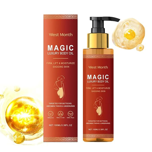 Magic Body Firming Oil,Magic Luxury Body Oil for Skin,Hydrating and Firming Body Oil for Full Body Use (1pcs)