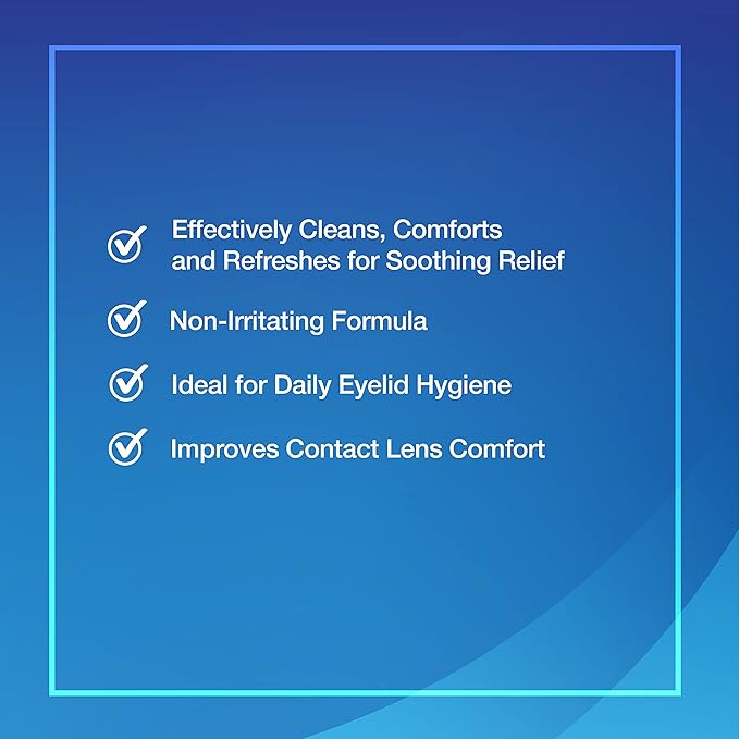 OCuSOFT Lid Scrub Foaming Cleanser & Dry Eye Mask Bundle - Eyelid & Eyelash Cleanser & Reusable Warm Compress Bundle - Soothes Irritated Eyelids - 7.25 fl oz & 1 Thermapod Mask