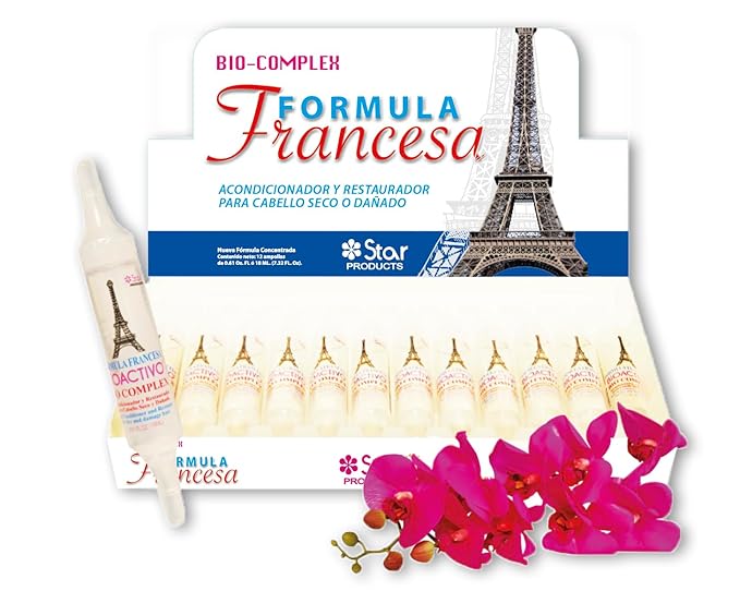 French 1 Pack – 0.61 oz Each, Intensive Hair Repair Treatment for Nourishing, Strengthening & Revitalizing Damaged Hair