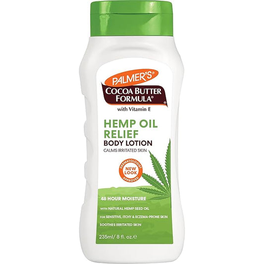 Palmer's Cocoa Butter Formula Hemp Oil Calming Relief Body Lotion, 8 Ounces
