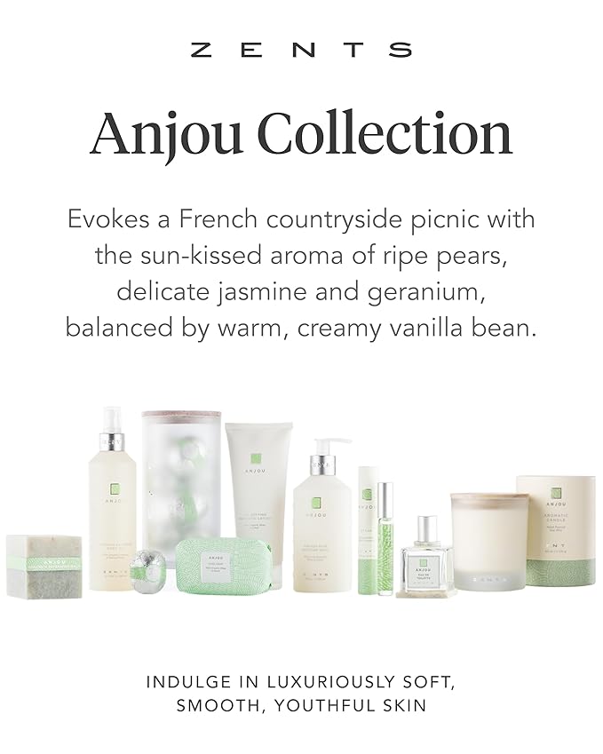 Zents Age-Defying Probiotic Body & Hand Lotion (Anjou) | Moisturizing Lotion with Hyaluronic Acid & Organic Shea Butter | Nourishes & Hydrates Skin | 6.4 fl oz