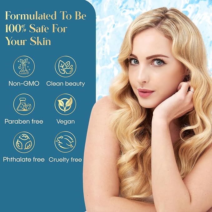 Hyaluronic Acid & Collagen Face Moisturizer - Long-Lasting Hydration, Skin Firming, Anti-Aging - Dermatologist Tested, Cruelty-Free Korean Skin Care for All Skin Types - 1.69 Fl. Oz