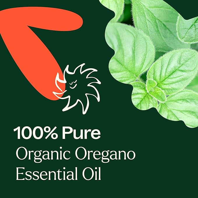 Plant Therapy Organic Oregano Essential Oil 100% Pure, USDA Certified Organic, Undiluted, Natural Aromatherapy, Therapeutic Grade 100 mL (3.3 oz)
