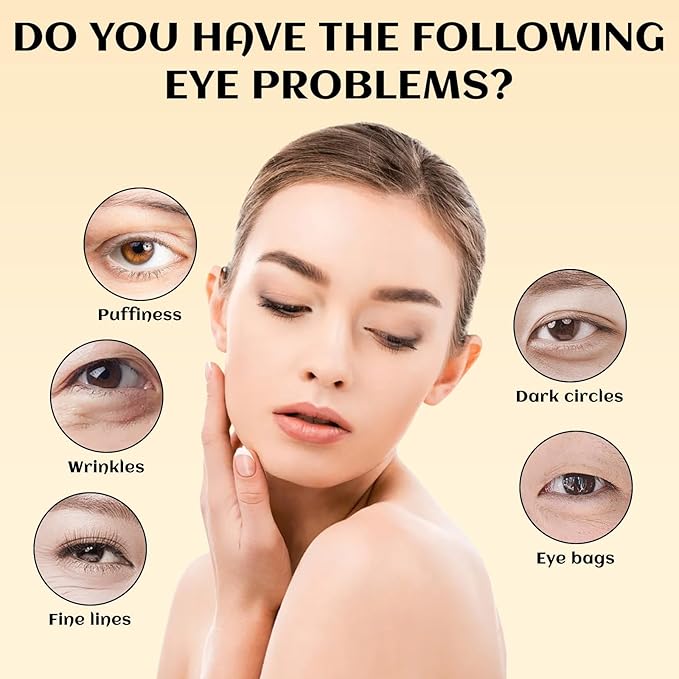 Eye Serum Stick, Stick For Under Eye Bags, Eyebalm,Deeply Moisturizes,Reduce Fine Lines (3pcs)