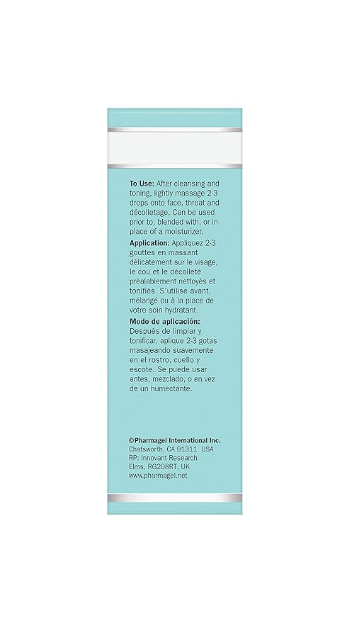 Pharmagel Nourish Facial Oil | Anti Aging Face Oil with 12 Exotic Oils including Avocado and Rosemary Seed | Dry Skin Relief | 1.0 fl. oz.