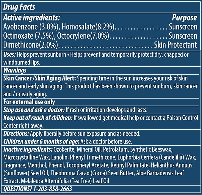 Dermatone Mango Lip Balm | Moisturizing Lip Care | Soothe & Replenish Dry & Chapped Lips | Aloe, Vitamin E | SPF 30 | 3-Pack (Mango, 0.15oz sticks)