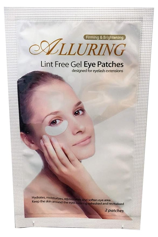 Alluring Eyelash Extensions Under Eye Anti-wrinkle Collagen Eye Pads Patches - CRESCENT SHAPE QTY 50