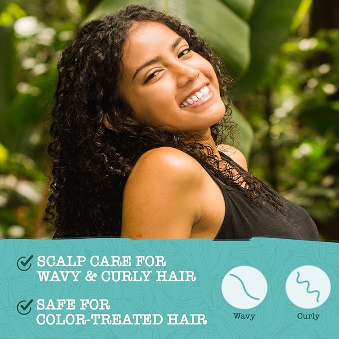 Maui Moisture Scalp Care Soothe & Strengthen Hair Serum with Rosemary Oil, Curly Hair Serum With Aloe Vera Helps Prevent Scalp Dryness & Strengthen Hair, Silicone-Free, 3.3 fl. Oz