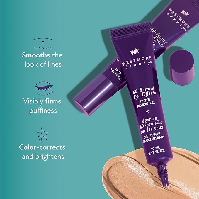 Westmore Beauty 60 Second Eye Effects - Eye Serum - Under Eye Cream - Instant Eye Tightening Serum & Instant Eye Bag Remover Puffiness - Medium to Deep - 0.68 fl oz / 20 mL