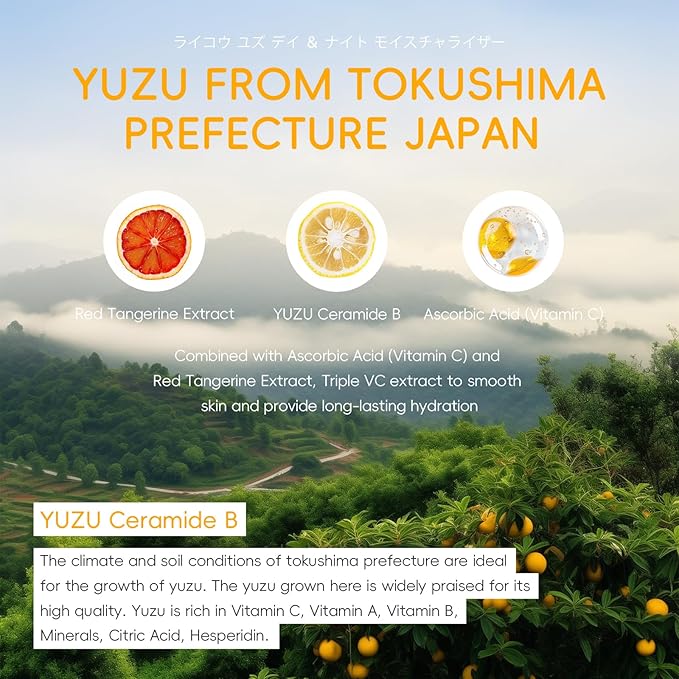 Skin Care Set, Gifts for Women, Skin Care Routine Kit for Women, Skincare Gift Set with YUZU Cleanser, Toner, Serum, Eye Cream, Face Cream Mother's Day Christmas Birthday Daughter Wife