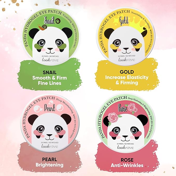 Under Eye Patches for Dark Circles, Puffiness and Eye Bags with 24K Gold - Anti-Wrinkle for Puffy Eyes, Eye Masks with Hyaluronic Acid and Collagen Hydrogel Eye Gel Pads, Premium Korean Skincare 30pcs