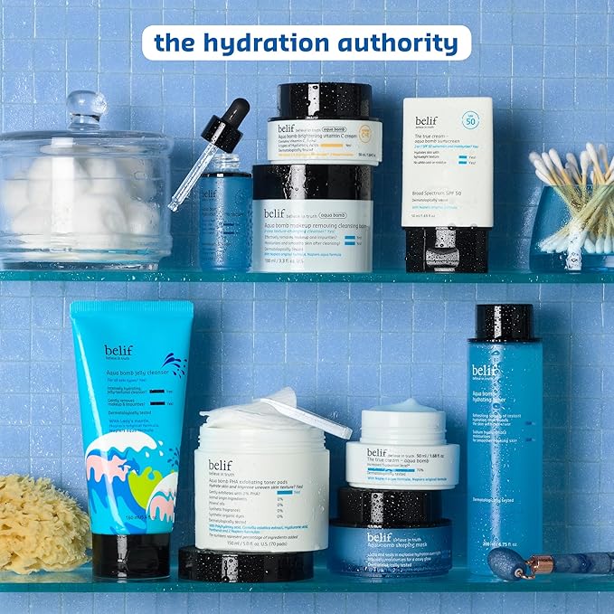 belif Vitamin E Jelly Overnight Mask – Hydrating & Plumping Face Moisturizer with Red Algae & Jojoba Oil, Deep Repair for Glass Skin, Korean Sleeping Mask for Intense Hydration & Radiance, 2.53 fl oz