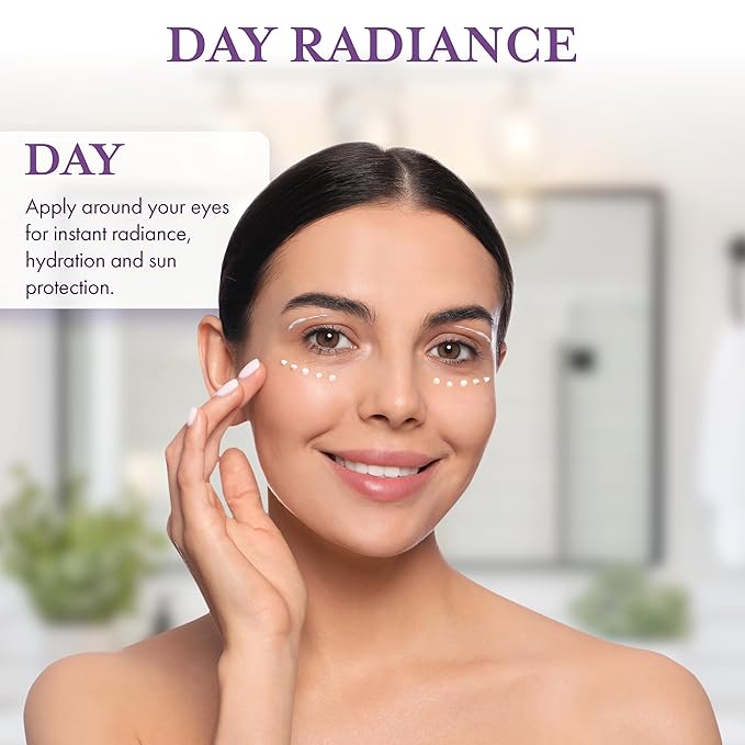 DERMAdoctor DD Eye Dermatologist Formulated Defining Radiance Boosting Caffeine Eye Cream with SPF 30; Eye Cream for Dark Circles, Puffy Eyes Treatment, Brightening and Smoothing - 0.5 oz