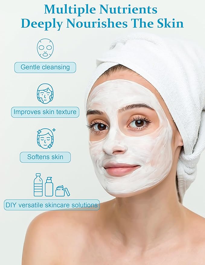 2PCS Freshwater Pearl Powder Organic, 100% Natural Pearl Powder, DIY Skincare —DIY Antioxidant, Deep Cleansing, Pore-Shrinking, Anti-Aging Mask