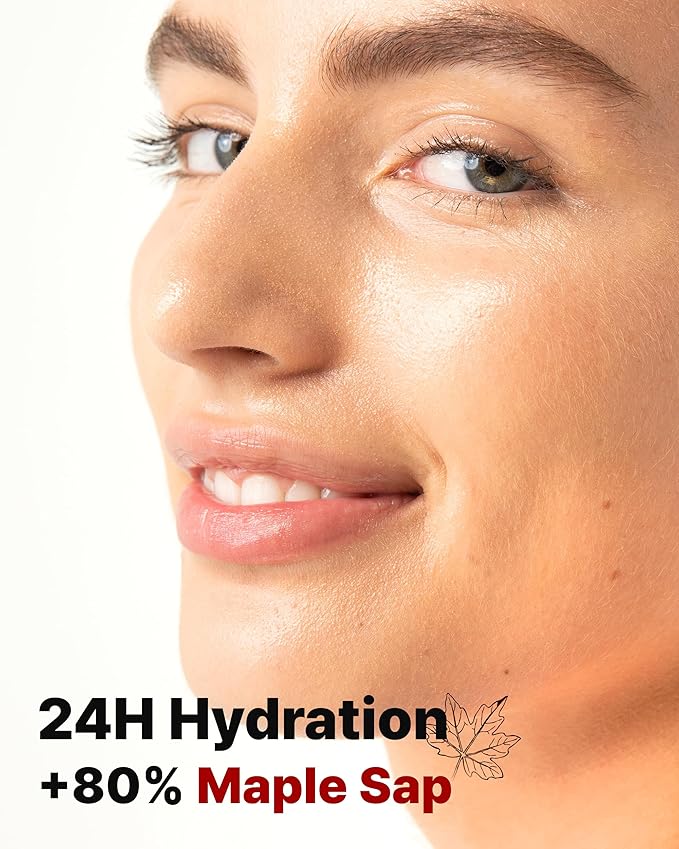 MAY COOP Raw Face Sheet Mask – Korean Hydrating & Clarifying Face Mask with 80% Maple Sap for Soothing and Balanced Skin - Soft Cotton Sheet for Hypoallergenic Skin, 6 Sheets