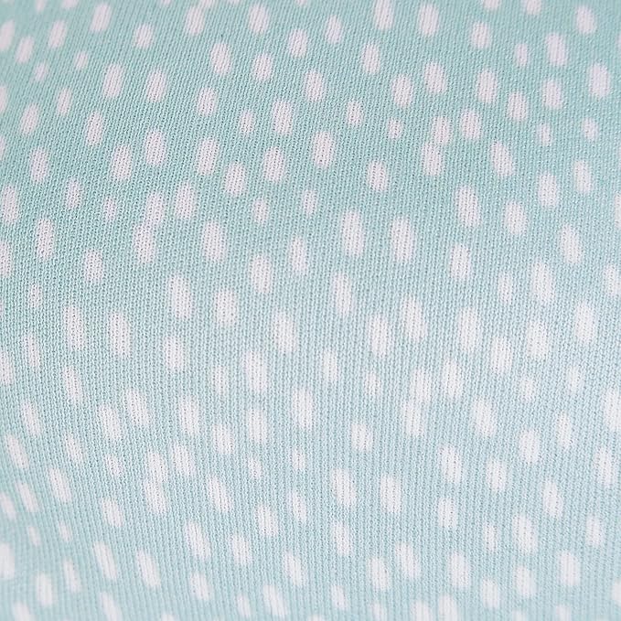 Bucky 40 Blinks No Pressure Printed Eye Mask for Travel & Sleep, Teal Dots, One Size