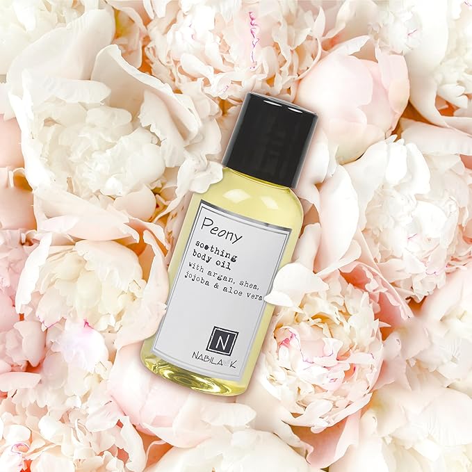 Peony Body Oil, 9 oz Moisturize & Nourish with Argan & Coconut Oil - Vitamin C Enriched - Naturally Derived, Vegan-Friendly
