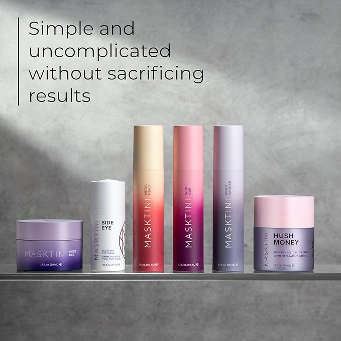 Side Eye All-in-One Eye Cream, 0.5 ounce - Face Moisturizer - with Apple and Green Tea Extracts - Collagen Boosting - Eye Cream for Puffiness (Pack of 2)