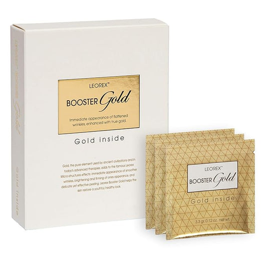 Anti-Wrinkle Tightening Anti-Aging Gold Booster - Facial Masks for Women Skin Care Enhanced with 24K Gold Particles, Deep Cleansing Face Mask Pack, Rejuvenating Beauty Gold Face Mask