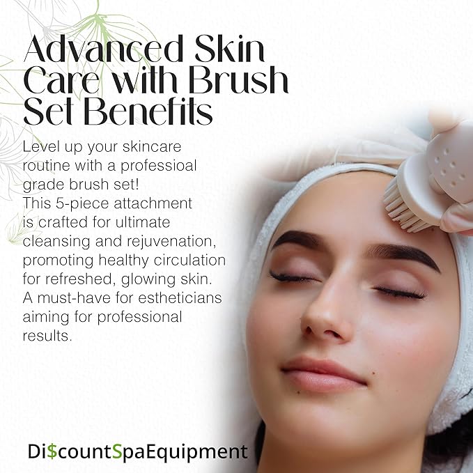 3-in-1 Ozone Facial Steamer, Facial Steamer for Esthetician with 5X Diopter Magnifying Lamp, 5-Piece Brush Set, Silent Timer & Aromatherapy, Facial Steamer Professional