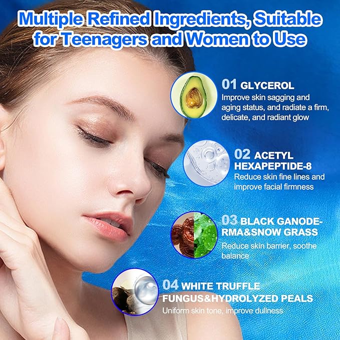 O'KADY Skin Care Set Rejuvenating Beauty Luxury 8-Piece Set Skin Care SetSkincare Gifts For Teenage Girls,Facial kit,Pamper Sets For Women Gifts,Skin Care Sets for Valentine's Day