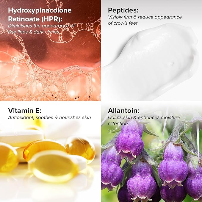 DRMTLGY HPR Eye Cream - Retinoid Under Eye Cream for Under Eyes, 0.5 fl oz