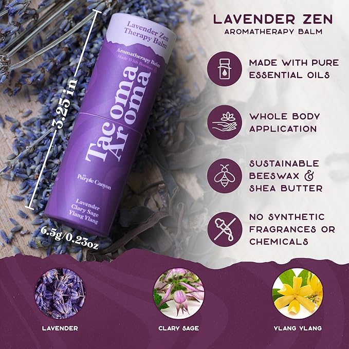 Purple Canyon Fuzzy Socks & Gloves and Essential Oil Balm Spa Kit | Purple Socks and Gloves Infused with Aloe Vera and Vitamin E Oil | Beeswax Miracle Balm for Cracked Heel Repair and Foot Care