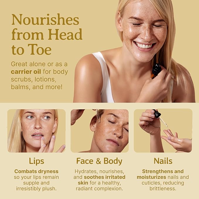 Bella Terra Oils - Marula Oil for Skin 4 oz - Dive into the Nutritional Excellence, Abundant in Vitamin C & Antioxidants, Perfect Companion for Your Face