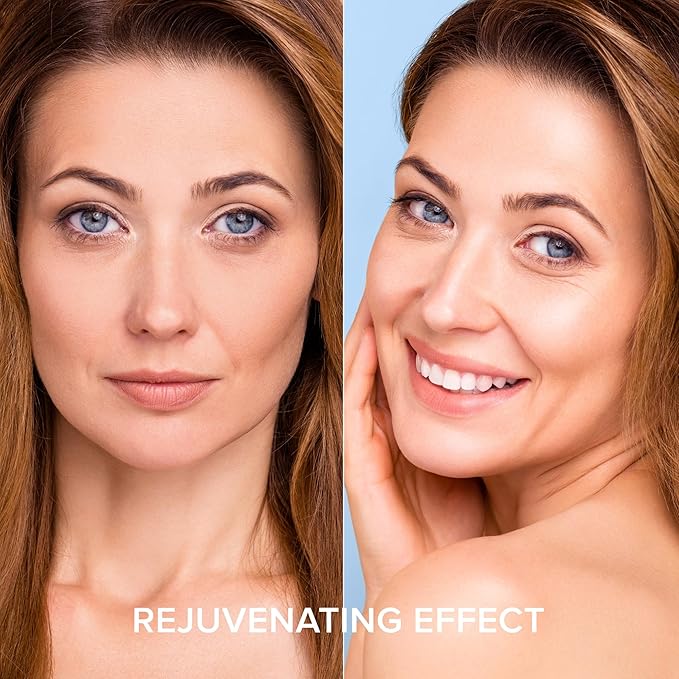 MAREE Collagen Facial Mask with Hyaluronic Acid - Sheet Face Masks Skincare with Green & Red Algae Extract - Hydrating Mascarillas Faciales For Women Skin Care - 6 Count