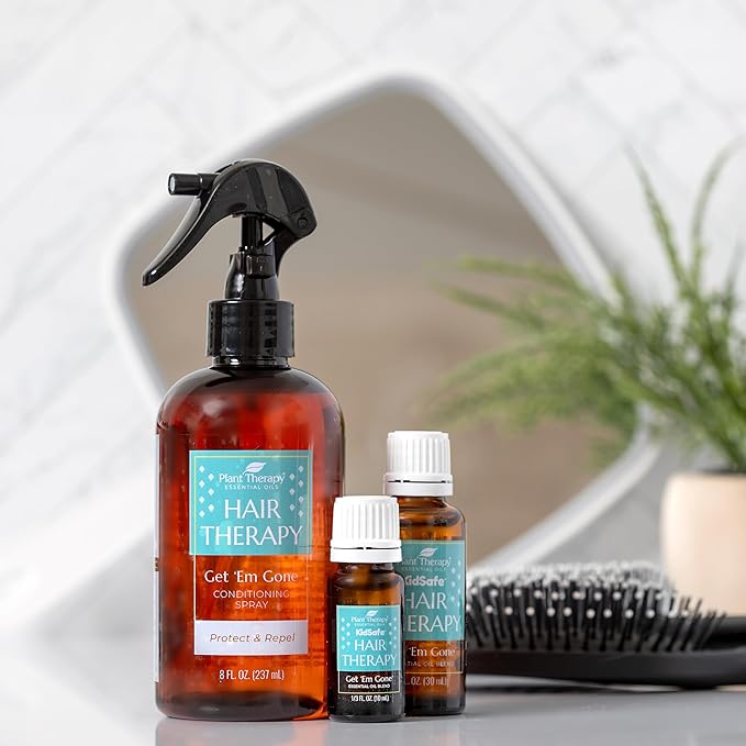 Plant Therapy KidSafe Get 'Em Gone Essential Oil Blend 10 mL (1/3 oz) 100% Pure, Undiluted, Therapeutic Grade