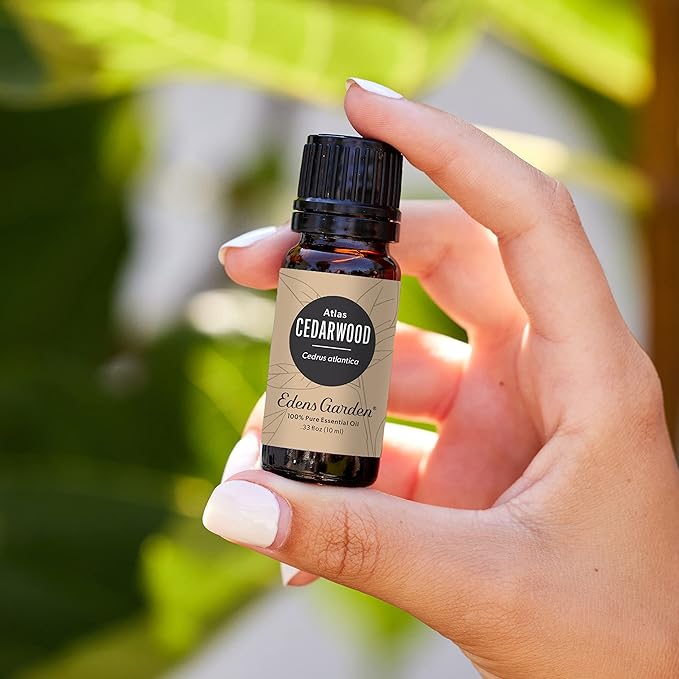 Edens Garden Cedarwood-Atlas Essential Oil- 100% Pure Premium Grade, Undiluted, Natural, Therapeutic, Aromatherapy, The Best for Diffuser, Candle, Laundry, Hair 118 ml (4 fl oz)