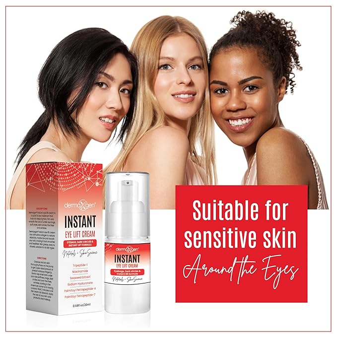 Rapid Reduction Eye Cream - Eye Cream Anti Aging Treatment for Dark Circles - Instant Under Eye Cream - Advanced Peptide Skin Tightening Formula - Instantly Removes Puffiness Wrinkles 20ml