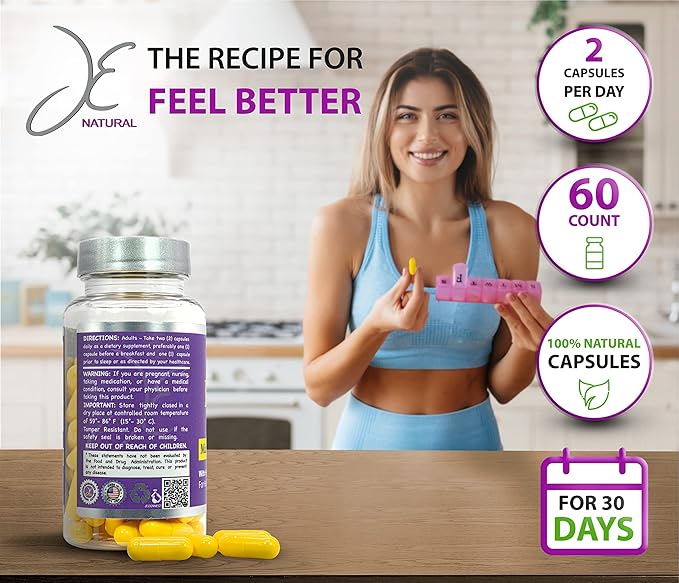 Biotin Hair Skin and Nails Vitamins, Vitamin C, Biotin and Collagen Supplements That Make Hair Grow Faster and Longer, for All Ages, 60 Capsules of Biotin 20000mcg Maximum Strength.