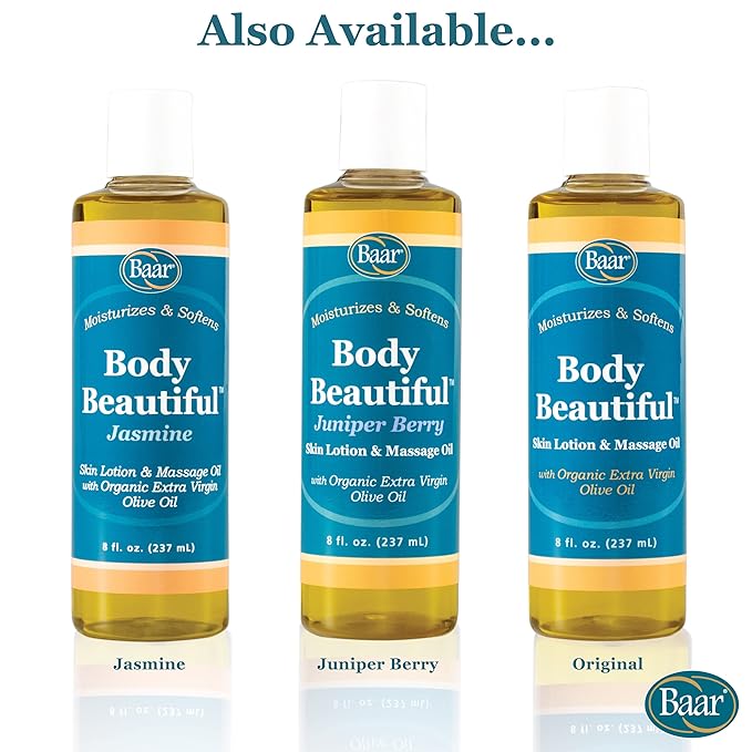 Body Beautiful Lavender Skin Lotion and Massage Oil, 8 Ounces