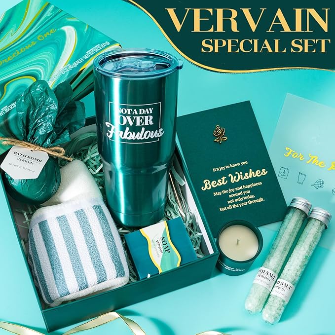 Gifts for Women Gift Baskets, Sister, Best Friends Birthday Gifts, Perfect Spa Gifts 6pcs Mothers Day Gifts