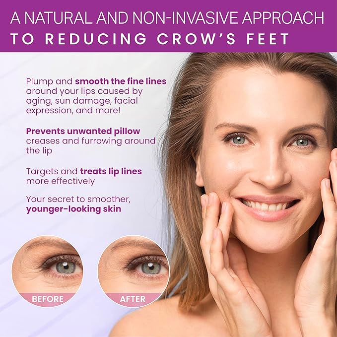 Crows Wrinkle Patches, Overnight Eye Patches for Wrinkles and Crow’s Feet Lines, Non-invasive Anti-Wrinkle Patches, Anti-aging Skincare, 60 Patches, 30-Day Use