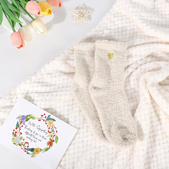 Sympathy Gift Baskets for Women, Care Package for Grieving Friend, Sorry for Your Loss Gift Basket, Get Well Soon Gift Basket for Sick Friends After Surgery Feel Better Gifts Thinking of You Gift