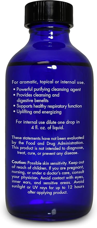 Lemon Essential Oil, Food Grade, for Cooking, Baking – 100% Pure, Lemon Oil, by Zongle Therapeutics, 4 OZ