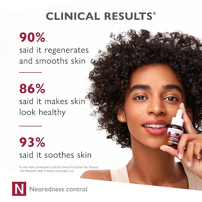 C-CAPILIX Vitamin C Dermo-Serum with 1200 mg Vitamin C & Avocado Oil, Helps to Brighten Skin Tone, for Sensitive, Aging and Redness-Prone Skin, 1.01 fl oz