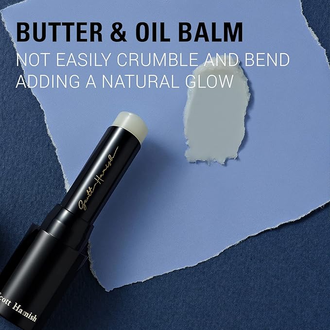 Courage Lip Balm – Hydrating Lip Balm for Men - Shea Butter & Cica to Moisturize & Soothe Dry, Chapped Lips – Anti Aging Lip Moisturizer and Improve Softness of Lips, 0.12oz.