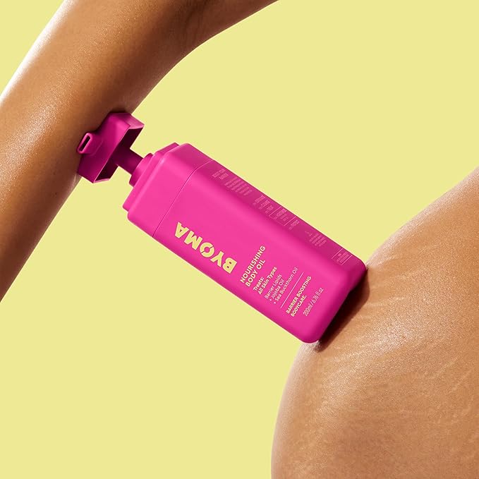BYOMA Nourishing Body Oil - For All Skin Types - Lightweight, Fast-Absorbing Body Oil with Jojoba & Seabuckthorn - Hydrates, Brightens & Restores Skin Barrier - 6.76 fl oz