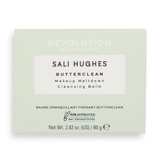Revolution Skincare London, Sali Hughes, Butterclean Makeup Melting Cleansing Balm, Face Cleanser, 80g