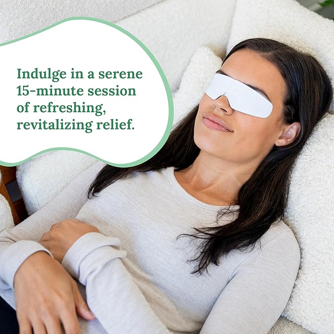 Rescue: Hydrogel Self Cooling Compress | Cold Eye Masks for Puffy Eyes | Self Cooling Eye Compress for Fast Relief | Travel Ready | 12 Count | FSA & HSA Eligible