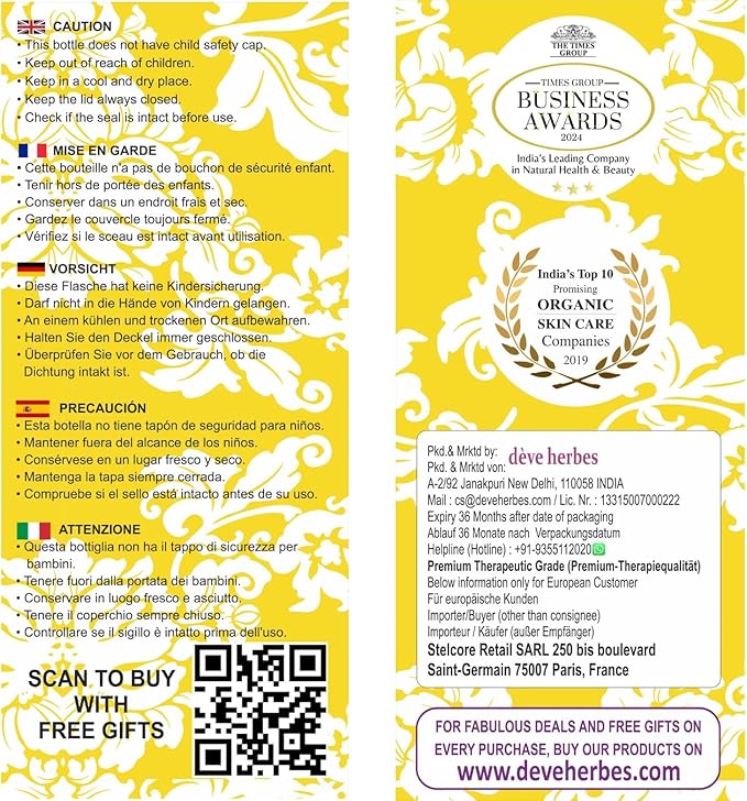 dève herbes Sukesha - for Healthy, Strong and Thick Hair. Rosemary, French Lavender Essential Oils in Sesame, Castor & Black Seed (Kalaunji) Oil 100ml (3.38 oz)