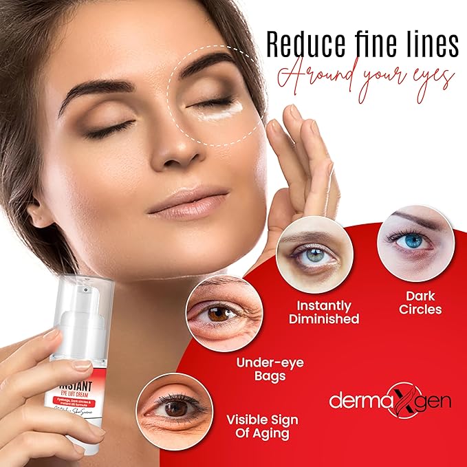 Rapid Reduction Eye Cream - Eye Cream Anti Aging Treatment for Dark Circles - Instant Under Eye Cream - Advanced Peptide Skin Tightening Formula - Instantly Removes Puffiness Wrinkles 20ml